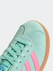 adidas Originals Green/Brown Gazelle Trainers - Image 8 of 9