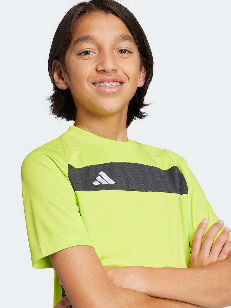 adidas Lime Green Tiro Essentials T-Shirt - Image 4 of 7