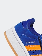 adidas Originals Blue Campus 00s Elastic Lace Trainers - Image 9 of 9