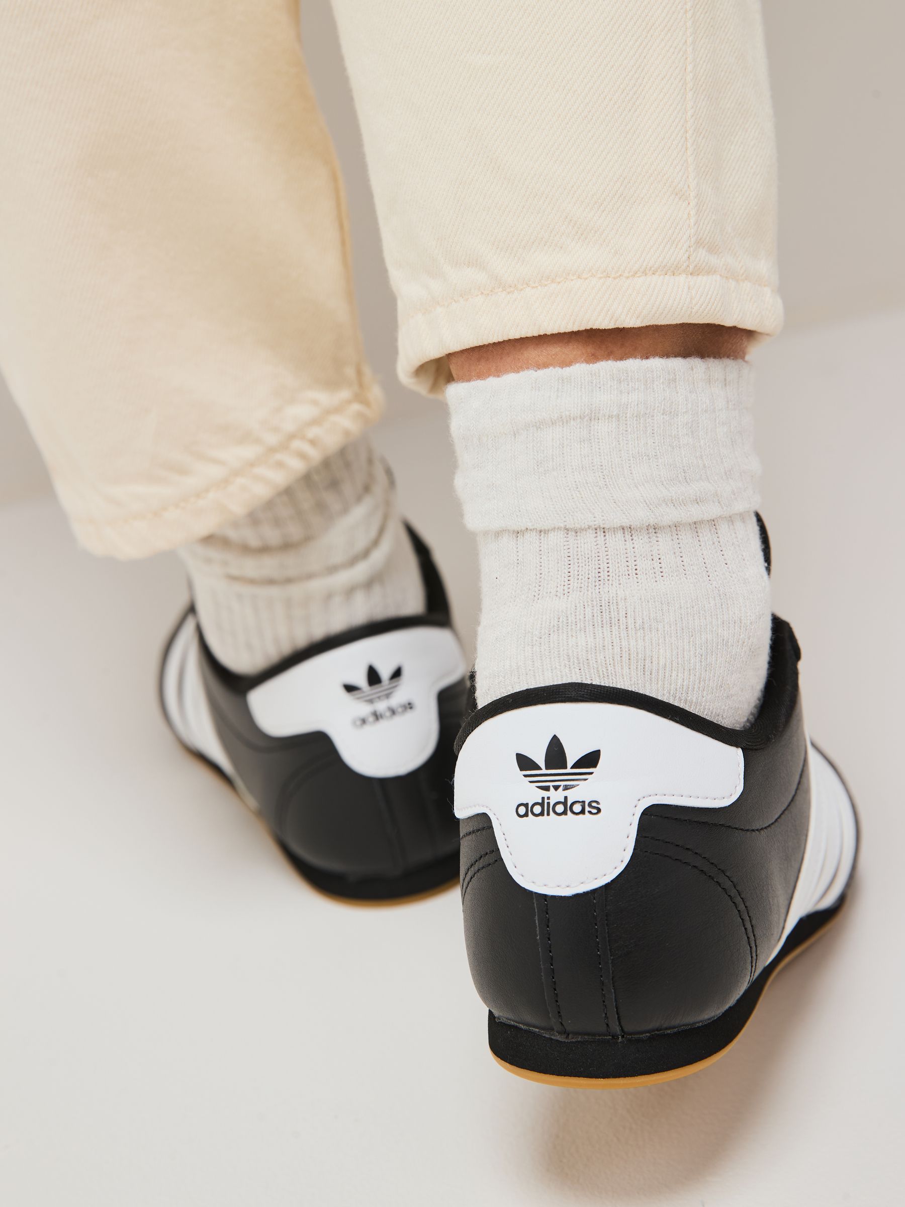 Buy adidas Originals Black White Taekwondo Lace-Up Trainers from