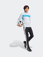 adidas Blue Tiro Essentials Quarter Zip Training Sweat Top - Image 1 of 6