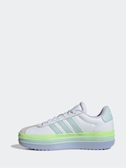 adidas Off White VL Court Bold Trainers - Image 2 of 11
