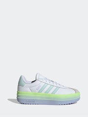 adidas Off White VL Court Bold Trainers - Image 3 of 11