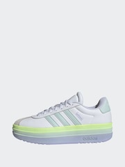 adidas Off White VL Court Bold Trainers - Image 4 of 11