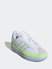 adidas Off White VL Court Bold Trainers - Image 5 of 11