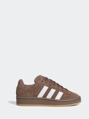 adidas Brown Junior Campus 00s Trainers - Image 1 of 9