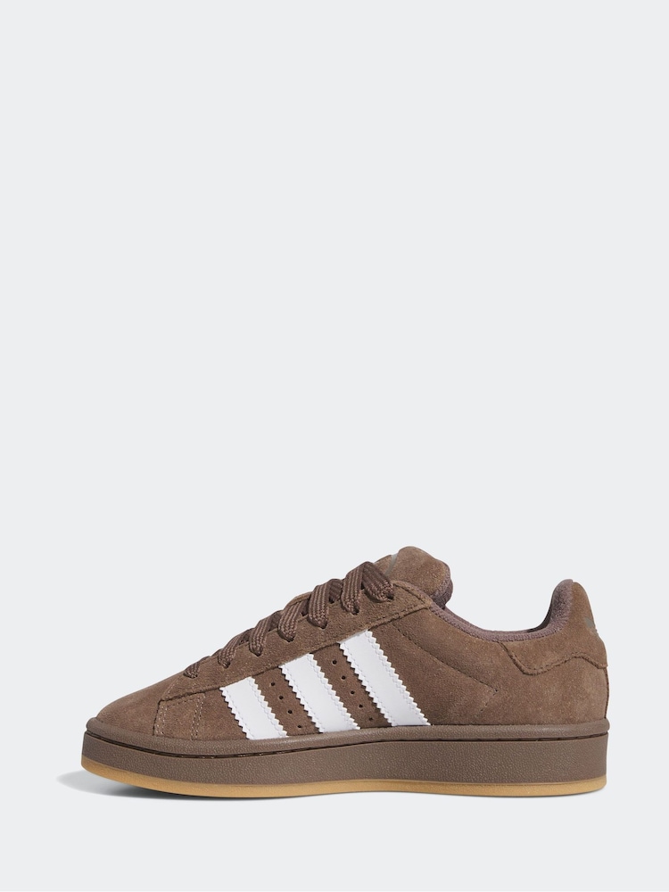 adidas Brown Junior Campus 00s Trainers - Image 2 of 9