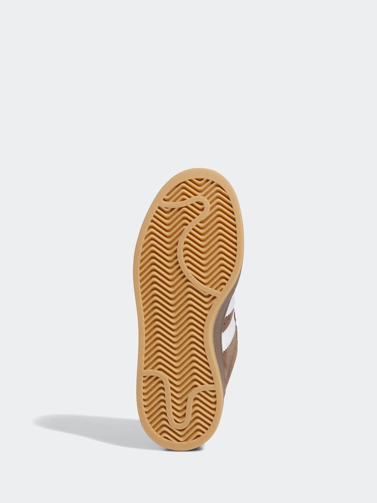 adidas Brown Campus 00s Lace Junior Trainers - Image 7 of 9