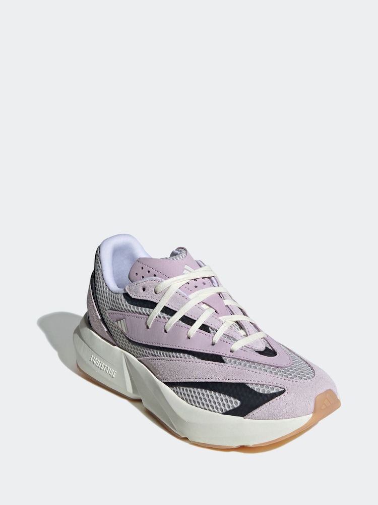 adidas Purple Lightblaze Trainers - Image 4 of 11
