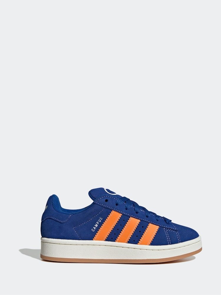 adidas Blue Junior Campus 00s Trainers - Image 1 of 9
