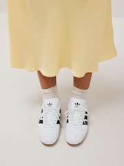 adidas Originals White Ground Taekwondo Lace Trainers - Image 4 of 16