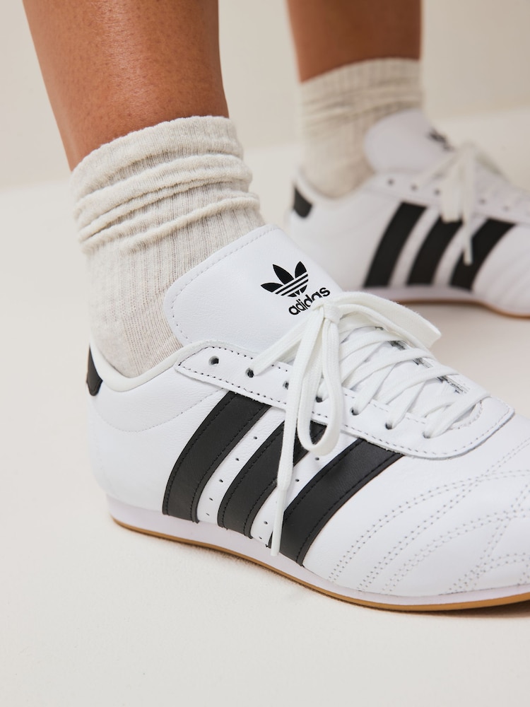 adidas Originals White Ground Taekwondo Lace Trainers - Image 5 of 16