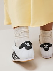 adidas Originals White Ground Taekwondo Lace Trainers - Image 6 of 16