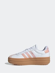 Blanc crème - adidas baskets VL Court Bold - Image 2 de 10