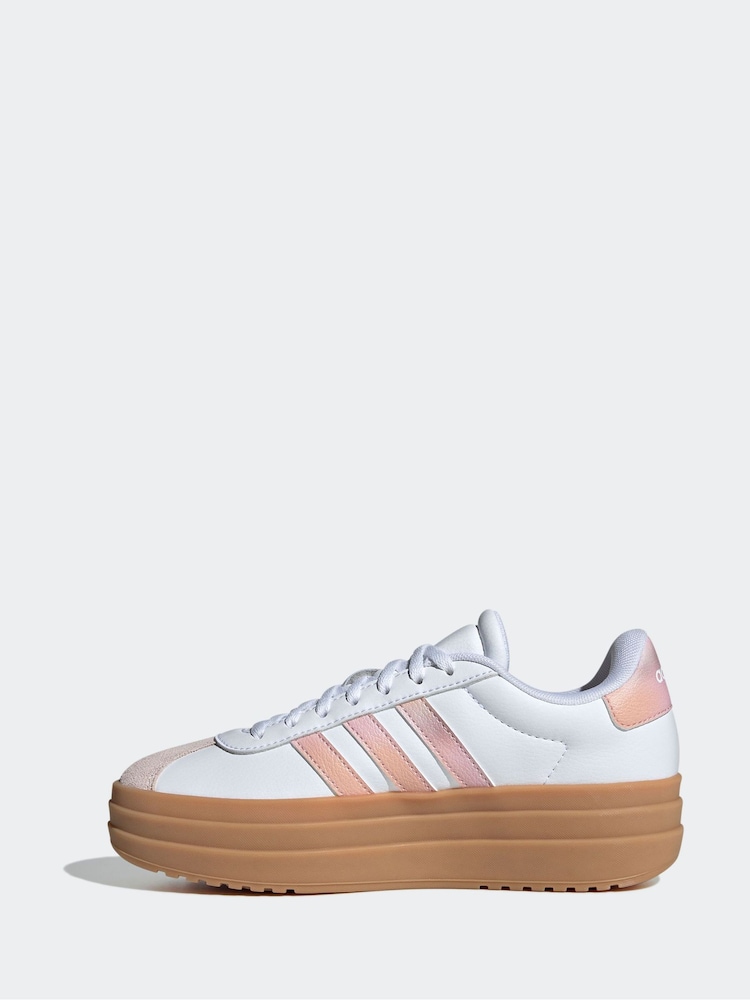 Blanc crème - adidas baskets VL Court Bold - Image 2 de 10