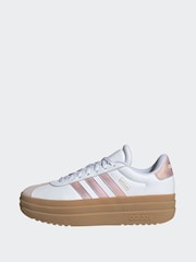 Blanc crème - adidas baskets VL Court Bold - Image 3 de 10