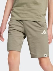 adidas Grey Jude Bellingham Culturewear 100% Cotton Shorts - Image 4 of 6