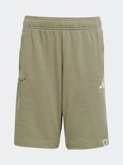 adidas Grey Jude Bellingham Culturewear 100% Cotton Shorts - Image 6 of 6