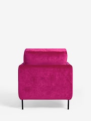 Rockett St George Luxe Needlecord Velvet Harrys Pink The Edie Accent Chair - Image 7 of 7