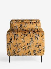 Rockett St George Black Bamboo on Golden Glow Velvet The Edie Accent Chair - Image 8 of 8