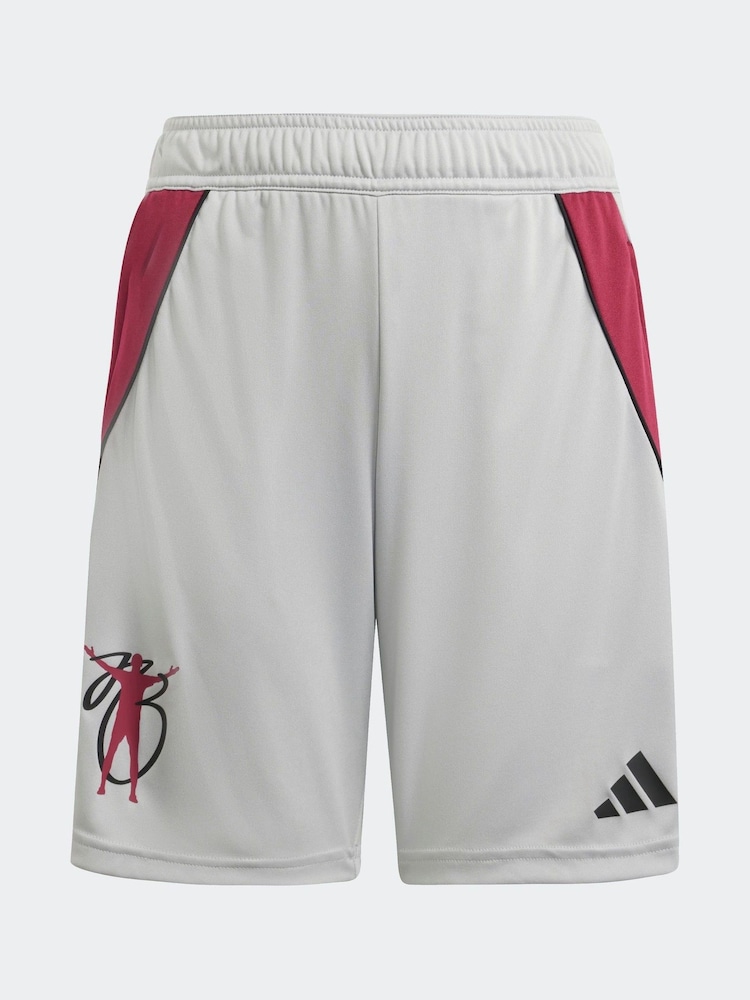 adidas Grey Jude Bellingham Training Shorts - Image 6 of 6