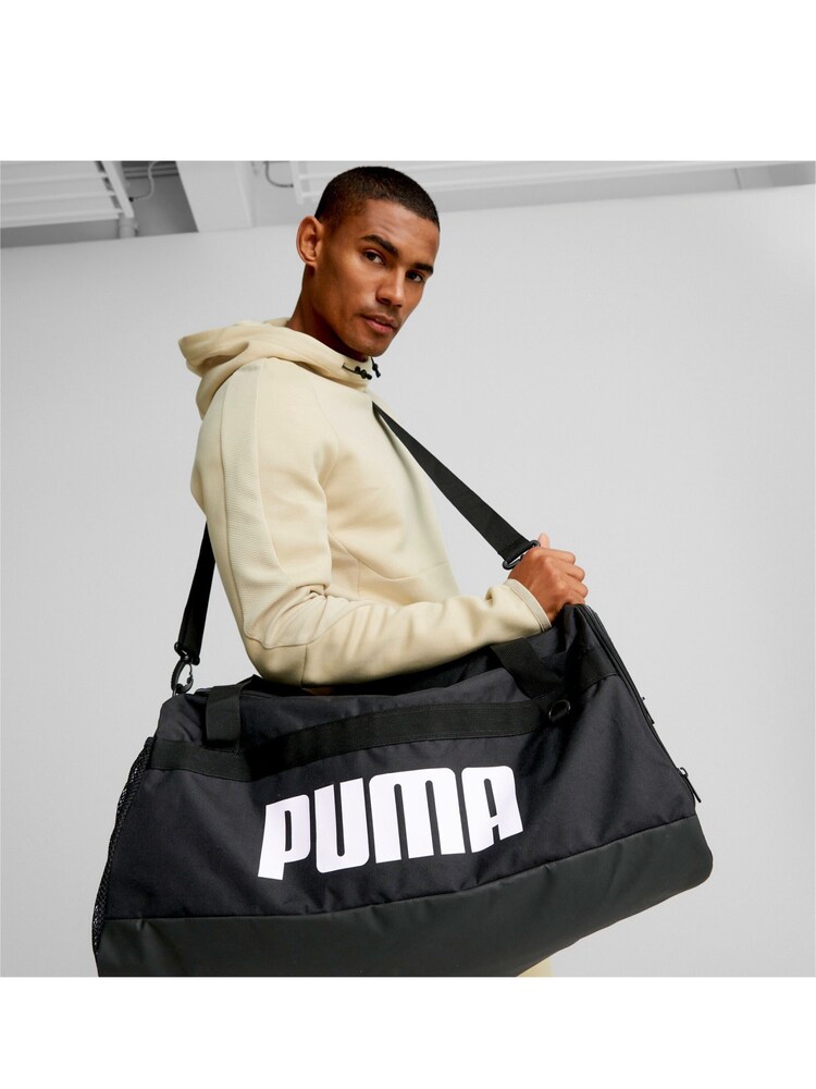 Puma Black Unisex Challenger M Duffle Bag - Image 3 of 6