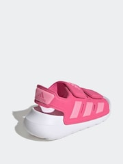 adidas Pink Kids Altaswim 2.0 Sandals - Image 6 of 11