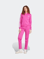 Rosa - Chándal Essentials 3 de rayas de adidas - Imagen 1 de 5