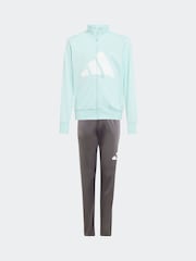 adidas Green Large Essentials Logo Tracksuit - Image 6 of 8