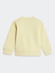adidas Yellow Essentials Infant Tracksuit - Image 3 of 7
