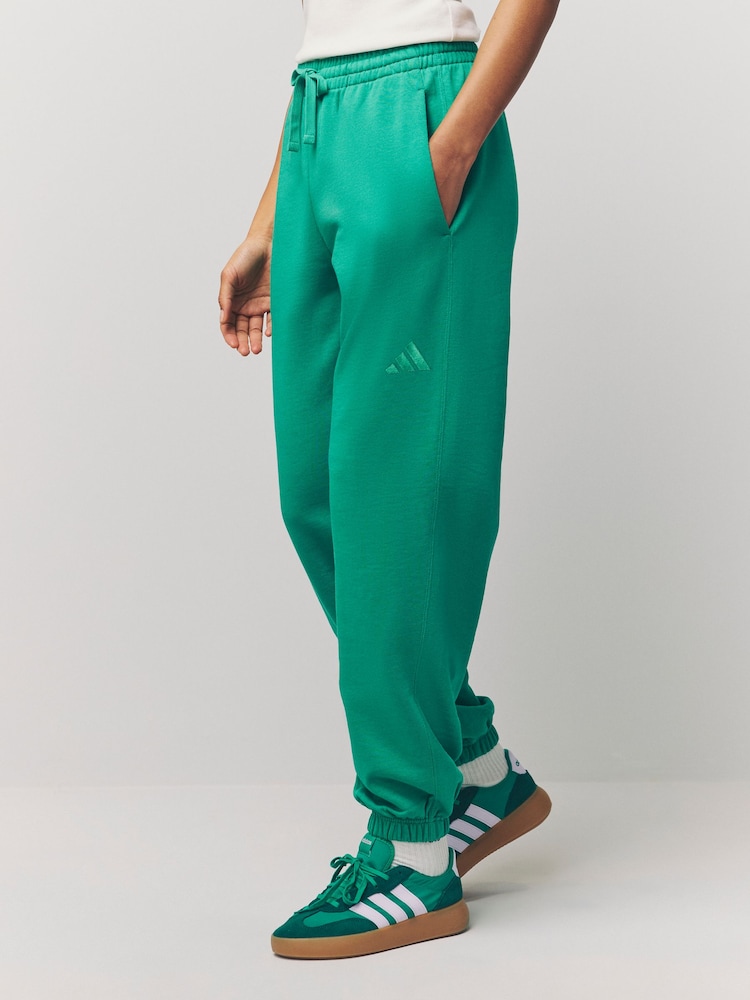 adidas Green ALL SZN French Terry 100% Cotton Joggers - Image 1 of 6