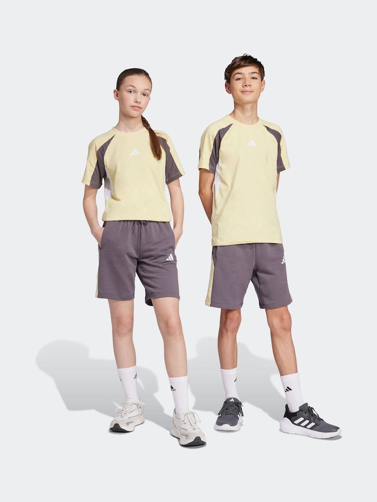 Gris - adidas Colour Block Shorts - Imagen 1 de 6