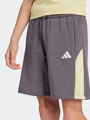 Gris - adidas Colour Block Shorts - Imagen 4 de 6