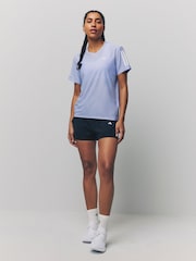 adidas Purple Own The Run T-Shirt - Image 2 of 5