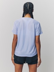 adidas Purple Own The Run T-Shirt - Image 3 of 5