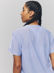 adidas Purple Own The Run T-Shirt - Image 5 of 5