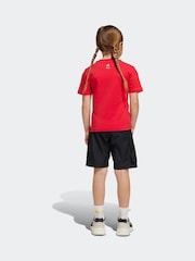 adidas Red Disney Mickey Mouse Top and Short Set - Image 2 of 5