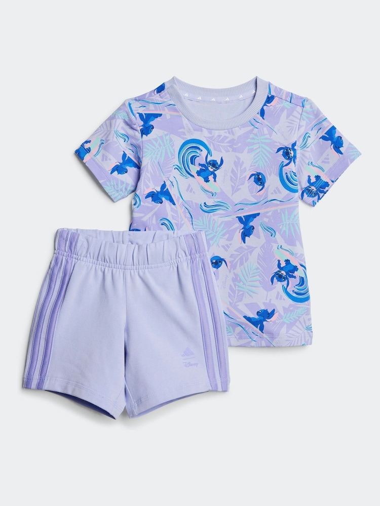 adidas Disney Lilo Stitch Shorts and T-Shirt Set - Image 1 of 7