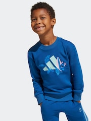 adidas Blue Tracksuit - Image 2 of 6