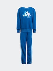 adidas Blue Tracksuit - Image 4 of 6