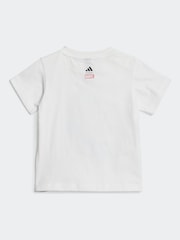 adidas White Marvel Spider Man 100% Cotton Shorts T-Shirt Set - Image 3 of 6