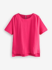 Pink and Bright Animal Printed Textured Fabric Boxy T-Shirts 2 Pack - Image 13 of 13