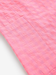 Fluro Pink Textured Woven Playsuit - Image 8 of 8