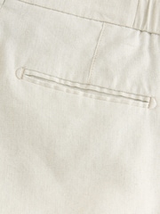 Ecru Signature Italian Easy Iron Linen Blend Trousers - Image 10 of 10