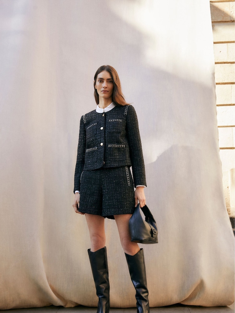 Phase Eight Black Ripley Sparkle Jacket - Image 1 of 8