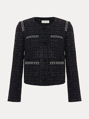 Phase Eight Black Ripley Sparkle Jacket - Image 8 of 8