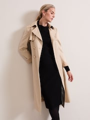 Phase Eight Black Hartley Zip Ribbed Column Dress - Image 7 of 7