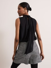 Phase Eight Black Nella High Neck Top - Image 2 of 7