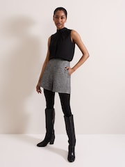 Phase Eight Black Nella High Neck Top - Image 3 of 7