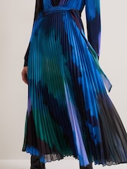 Phase Eight Black Sophie Midi Dress - Image 9 of 11